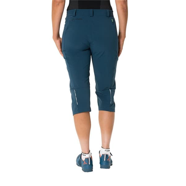 Vaude Bike Yaras 3/4 Cykelshorts Uden Seler Blå 40 Kvinde