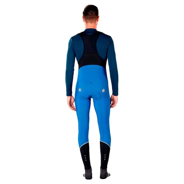 Bicycle Line Fiandre S2 Thermal Pitkät Pyöräilyhousut Henkseleillä Sininen XL Mies