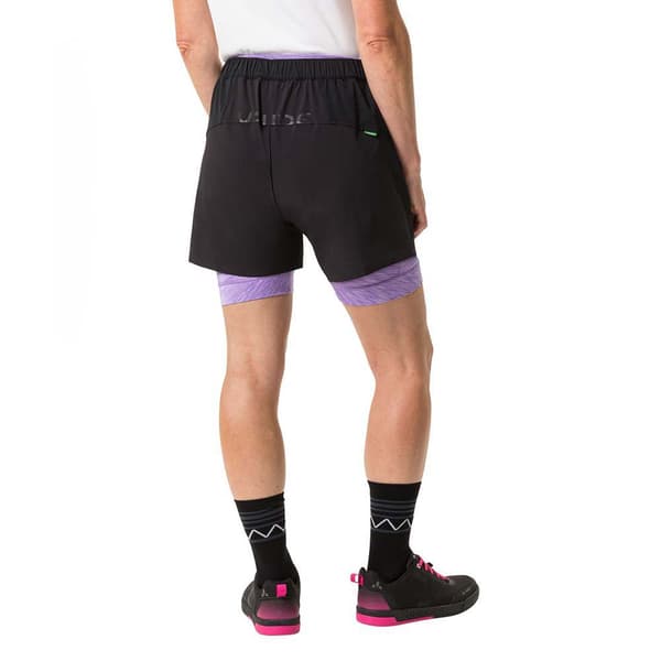 Vaude Bike Altissimi Shorts Uden Seler Sort,Lilla 40 Kvinde