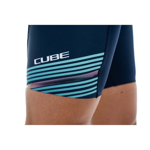 Cube Teamline Cycle Housut Ilman Henkseleitä Sininen 3XL Nainen