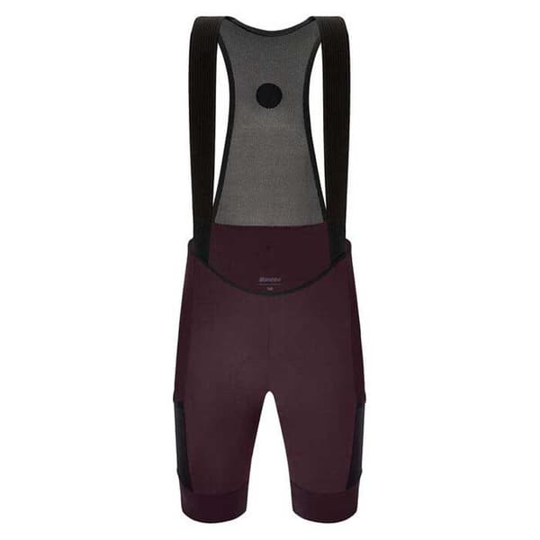 Santini 3m Gravel C3 Cykelshorts Rød S Mand