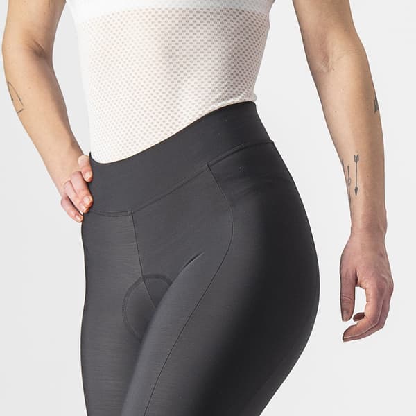 Castelli Velocissima Thermal Pitkät Pyöräilyhousut Ilman Henkseleitä Musta S Nainen