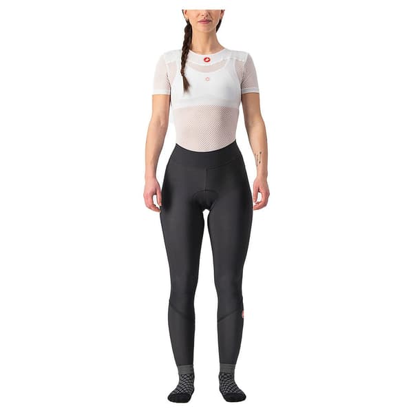 Castelli Velocissima Thermal Pitkät Pyöräilyhousut Ilman Henkseleitä Musta S Nainen