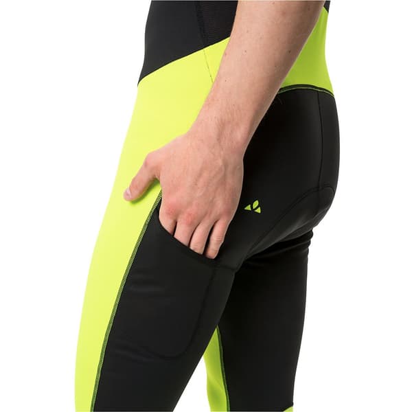 Vaude Bike Posta Warm Cykelbukser Gul,Sort M Mand