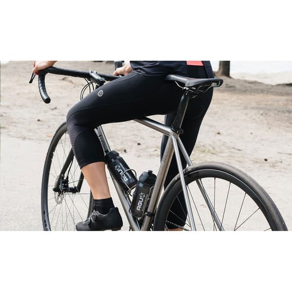 Agu Capri Essential 3/4 Cykelbyxor Utan Hängslen Svart XL Kvinna