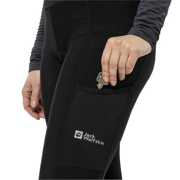 Jack Wolfskin Morobbia Cykelbukser Sort XS Kvinde