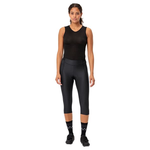 Vaude Bike Posta 3/4 Cykelshorts Uden Seler Sort 40 Kvinde