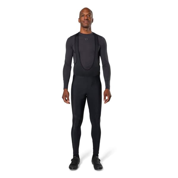 Pearl Izumi Quest Thermal Pitkät Pyöräilyhousut Henkseleillä Musta L Mies