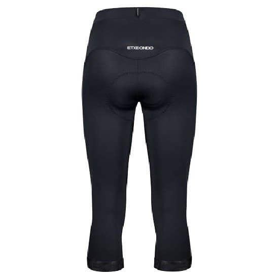 Etxeondo Koma Essentials 3/4 Cykelshorts Uden Seler Sort XS Kvinde