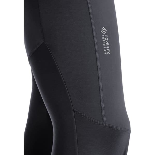 Gore-Tex Infinium™ C3 Partial Thermo+ termiska haklappshorts - svarta - S för män