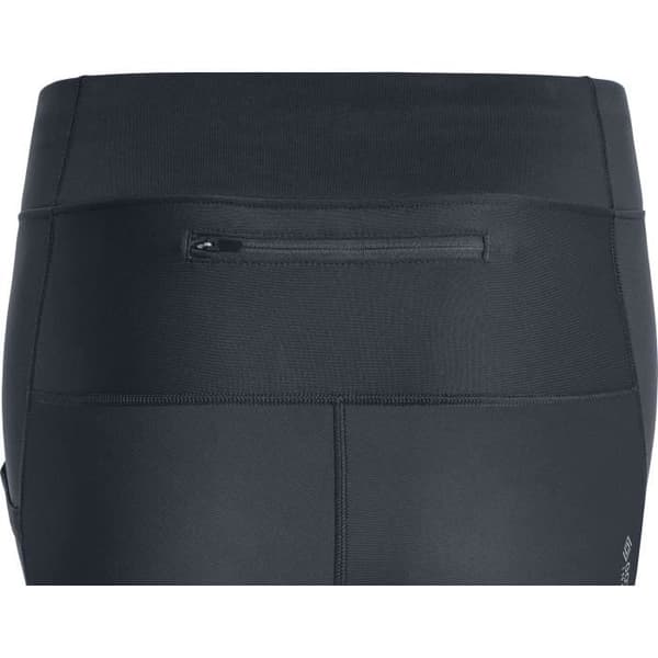 Damernas löpartights - Gore - Gore-Tex Infinium™ R5 - Svart - WINDSTOPPER - Reflekterande