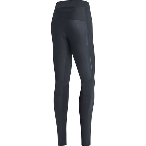 Damernas löpartights - Gore - Gore-Tex Infinium™ R5 - Svart - WINDSTOPPER - Reflekterande