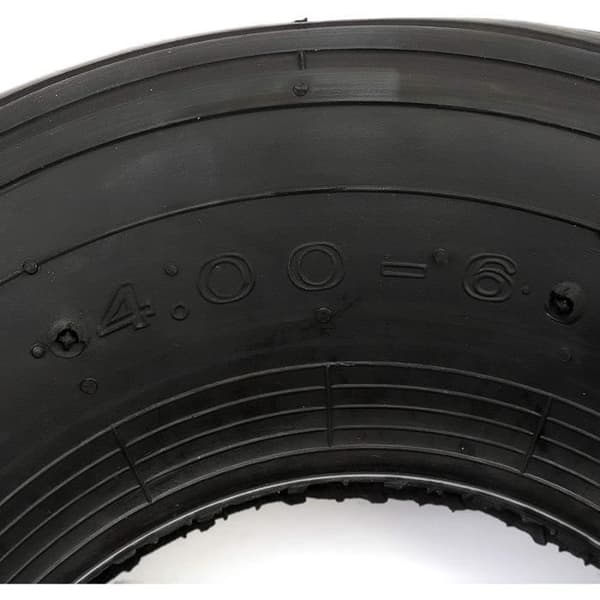 Däck 4.00-6 400-6 400x6 Ribbad Rib Stripe 15.2cm Rim Mobility Scooter