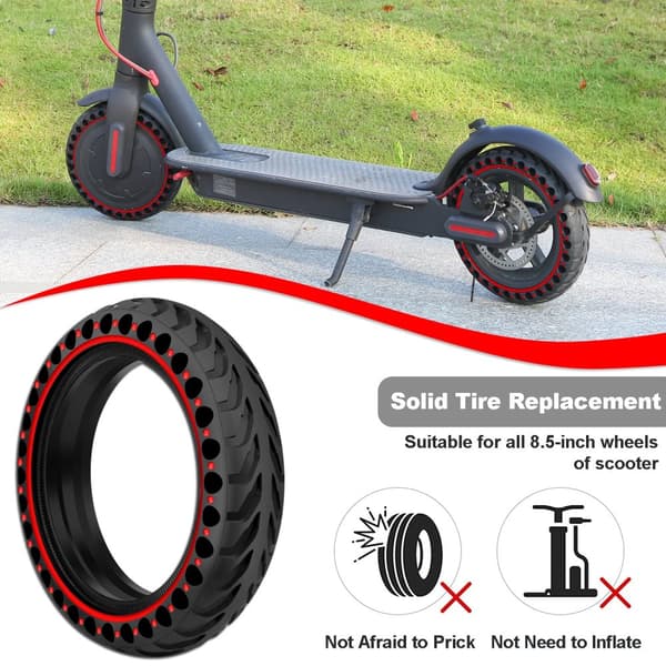 8,5-tommers scooterdekkskifte