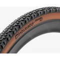 Miniatyrbillede 1 af 3: Pirelli Cinturato GRAVEL RC Classic 45-622 dæk, sort/brun