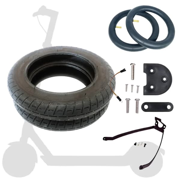 Elektrisk Scooter Hjul Kit, 10 Wanda Dæk, Inkluderet Dækovertræk, Plastik PRO2/1S/ESSENTIAL