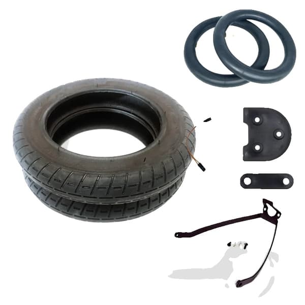 Elektrisk Scooter Hjul Kit, 10 Wanda Dæk, Inkluderet Dækovertræk, Plastik PRO2/1S/ESSENTIAL