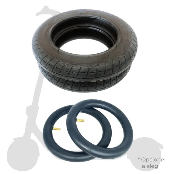 Elektrisk Scooter Hjul Kit, 10 Wanda Dæk, Inkluderet Dækovertræk, Plastik PRO2/1S/ESSENTIAL
