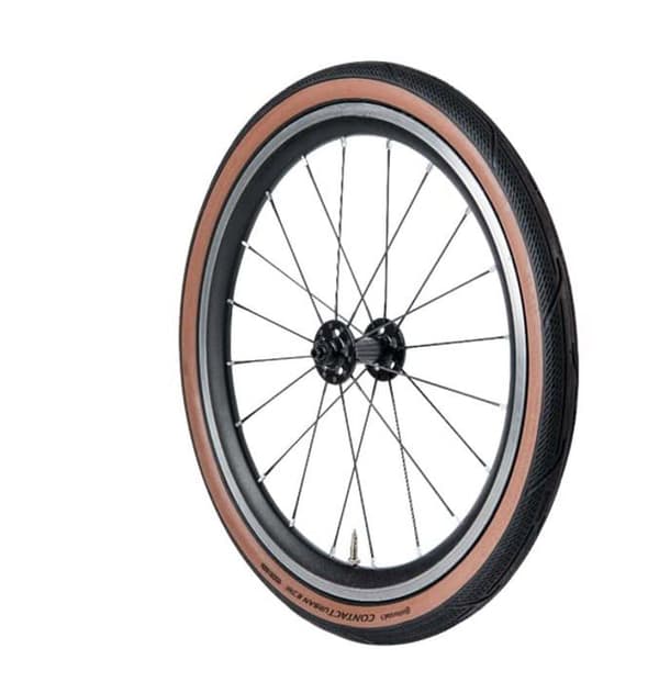 Brompton Continental Contact Urban Tire Tan Wall (Pris per par) Modell 2022 Unisex däck, hud, One Size