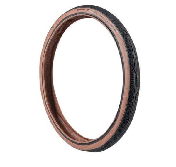 Brompton Continental Contact Urban Tire Tan Wall (Pris per par) Modell 2022 Unisex däck, hud, One Size