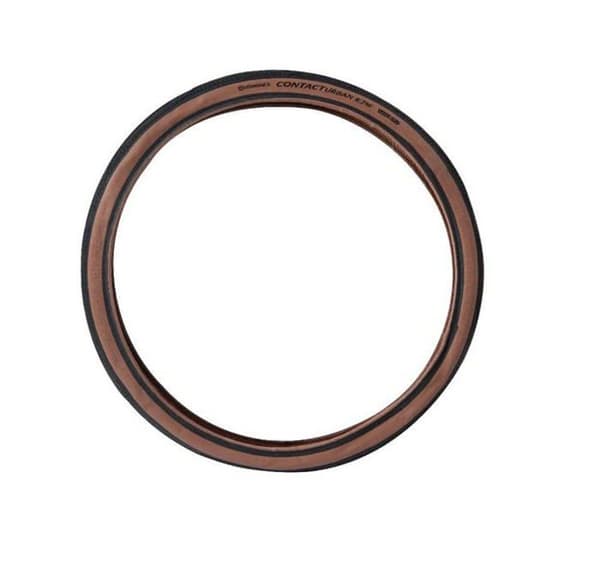 Brompton Continental Contact Urban Tire Tan Wall (Pris per par) Modell 2022 Unisex däck, hud, One Size