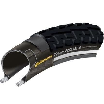 Cykeldäck - CITY - CONTINENTAL - RIDE TOUR - 700x42C (42-622) - Svart - TUBETYPE
