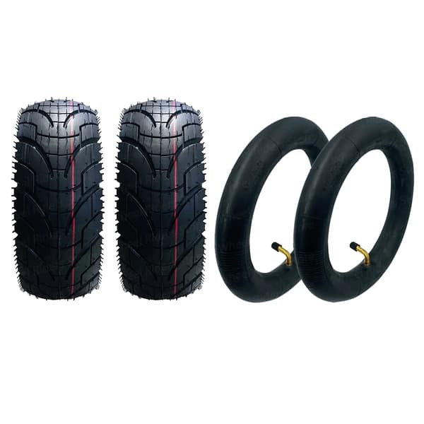 10-tums terrängdäck, 10 x 3,0 tum, hållbara innerslangar,1 Set Semi Däck