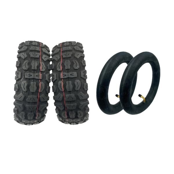 10-tums terrängdäck, 10 x 3,0 tum, hållbara innerslangar,1 Set Semi Däck 1 Set Full Tire