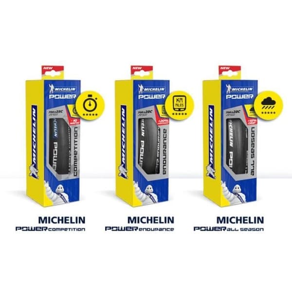 Fritidscykeldäck - MICHELIN POWER ALL SEASON - Svart - 700 x 23C