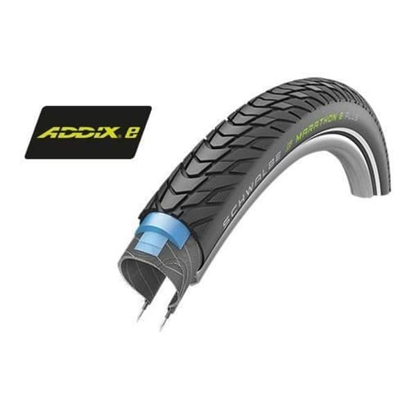 SCHWALBE MARATHON E-PLUS SMART Däck - Vuxen - Svart - Fritidscykel