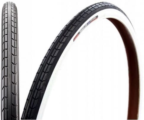 CST cykeldæk 26X1 3/8 C1207 hvid side 37-590