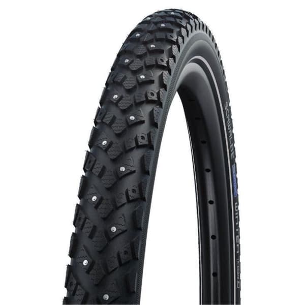 Schwalbe Winter Tr MTB-däck (50-584) - svart/grå - 27,5" x 2 mm med 104 K-Guard-förstärkta dubbar