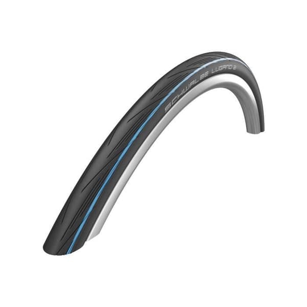 Cykeldäck - ROAD - SCHWALBE - LUGANO II HS471 ACTIVE LINE - 700x25C (25-622) - Svart blå - TUBETYPE