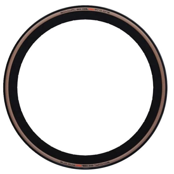 Schwalbe Pro One Tt Record Ed. Evo S.Race Addix Race 28-559 Tubeless Folding Tire - Svart/Brun - 26 x 1,10
