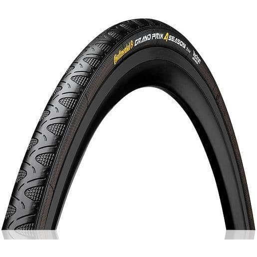 CONTINENTAL GRAND PRIX 4-SEASON 700x23C landsvägscykeldäck Svart Tubetype