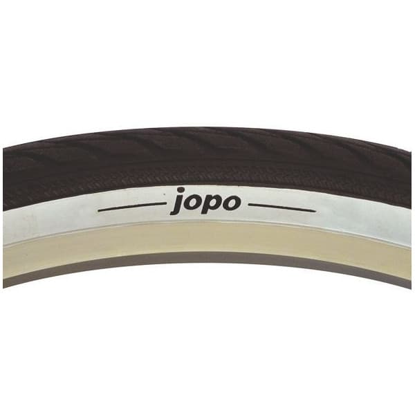 jopo 47-507 -däck, svart/vit, 24"