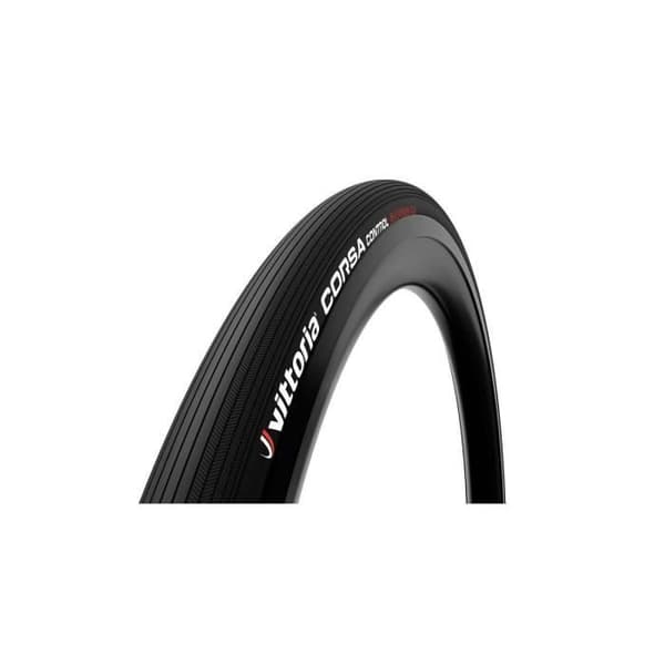 Vittoria Corsa Control G2.0 tubular - svart - 700x25C - Förstärkt landsvägscykeldäck för kullersten och tuffa vägar