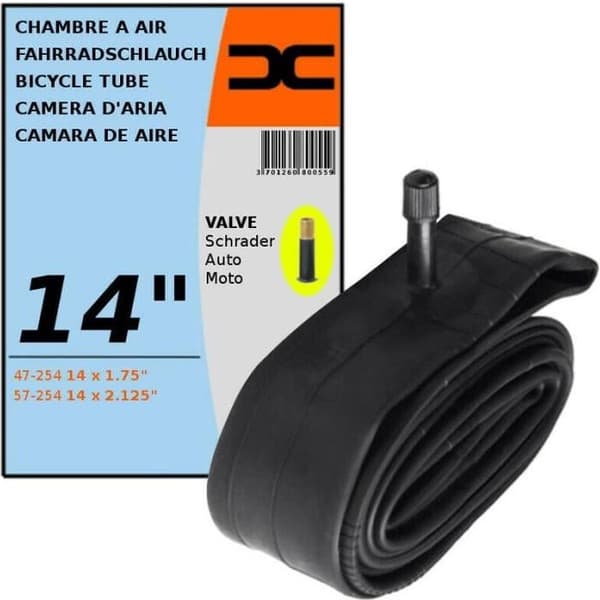 Cykelslang - Ej specificerat - 14 x 1,75-2,125" - 35 mm Schraderventil - Blandat - MTB/Väg