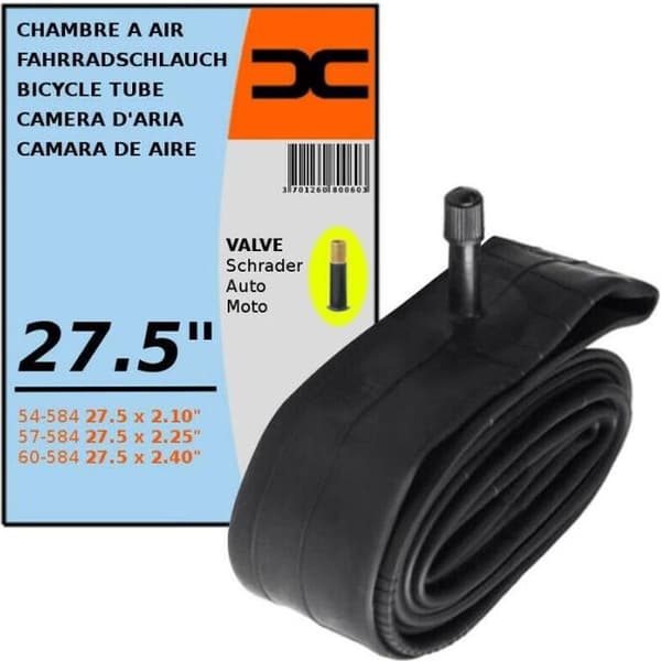 CYKELLUFTSÖR 27,5 x 2,10-2,40" (54/60-584) SCHRADER-VENTIL 35MM MTB-VÄG