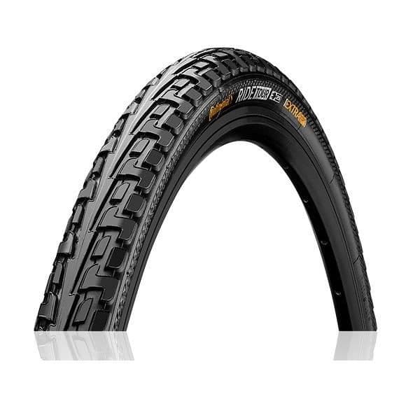 CONTINENTAL Ride Tour28 Rigid Clincher-däck - 28 x 1 1/4 x 1 3/4 (32-622) - Svart