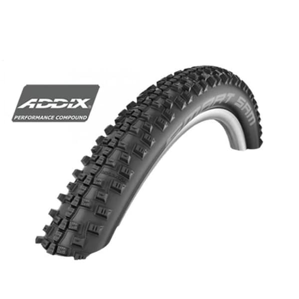 Pneu vtt 29x2.25 Schwalbe smart sam svart/beige tr (57-622)