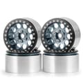 Pikkukuva 2 / 2: Alumiiniset Beadlock-vanteet, 22 tuuman koko, yhteensopivat Axial Wraith 90048:n kanssa., Titanium 4 kpl