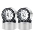 Pikkukuva 1 / 2: Alumiiniset Beadlock-vanteet, 22 tuuman koko, yhteensopivat Axial Wraith 90048:n kanssa., Hopea 4 kpl