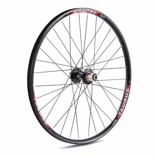 Gurpil Taurus bakre MTB hjul - 12x142 mm axel - 6-håls skiva - svart - 26"