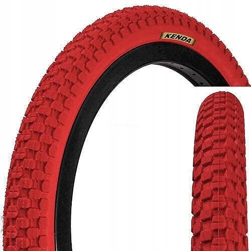 Däck 20x2.125 RÖD KENDA K905 KRAD BMX Dirt Jump (57-406)