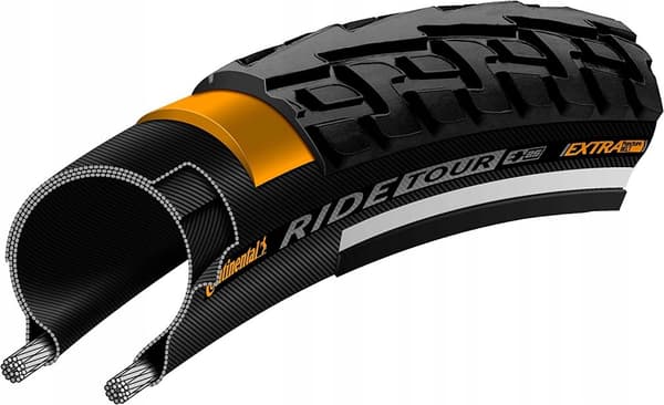 Däck 26 x 1.75 Continental Ride Tour 47-559 Svart