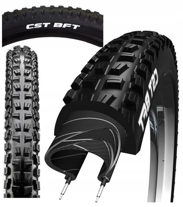 CST DÄCK 26x2.4 BFT C1752 tråd 60-559 FAT BIKE
