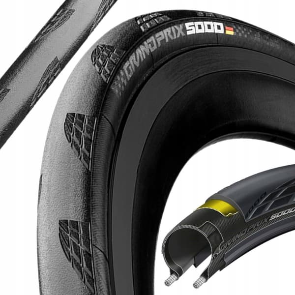 700x25c VIKBART Continental Grand Prix 5000-däck