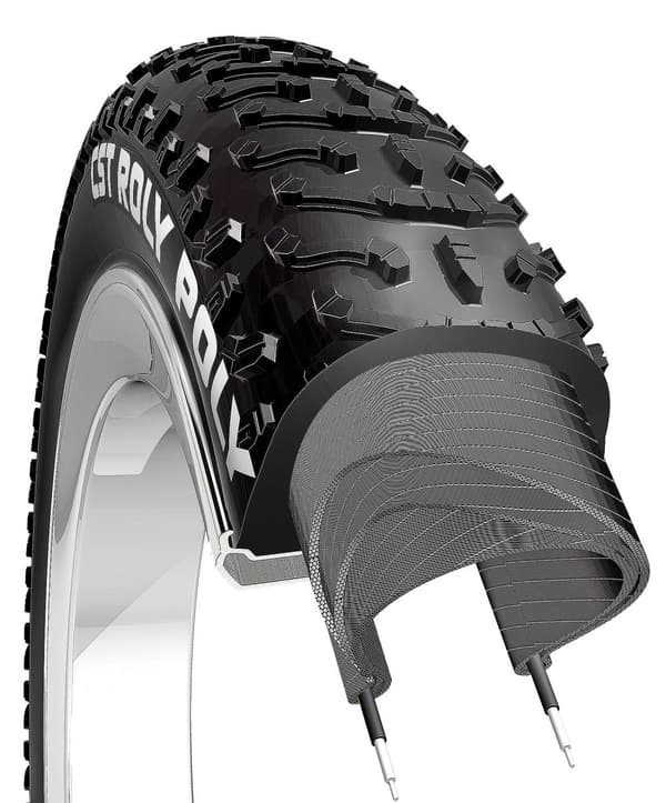 Rengas 26x4.8 CST Roly Poly Fat Bike vaijeri 122-559 60TPI