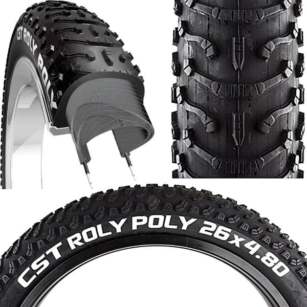 Rengas 26x4.8 CST Roly Poly Fat Bike vaijeri 122-559 60TPI